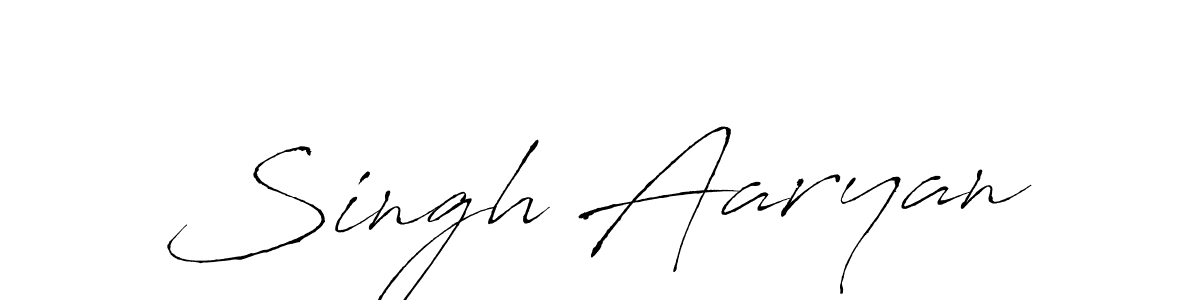 Design your own signature with our free online signature maker. With this signature software, you can create a handwritten (Antro_Vectra) signature for name Singh Aaryan. Singh Aaryan signature style 6 images and pictures png