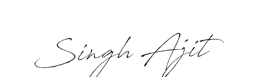 Create a beautiful signature design for name Singh Ajit. With this signature (Antro_Vectra) fonts, you can make a handwritten signature for free. Singh Ajit signature style 6 images and pictures png