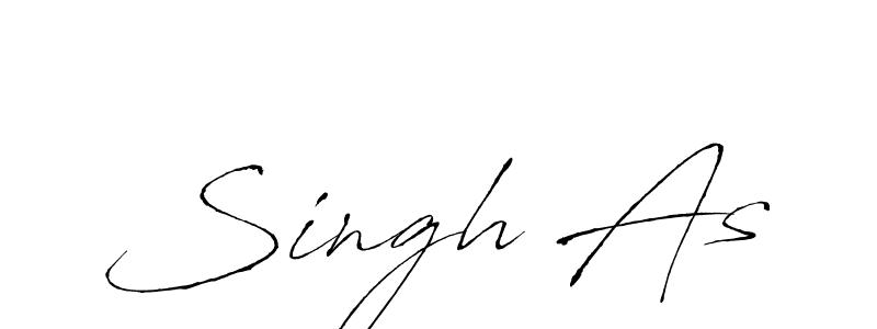 Create a beautiful signature design for name Singh As. With this signature (Antro_Vectra) fonts, you can make a handwritten signature for free. Singh As signature style 6 images and pictures png