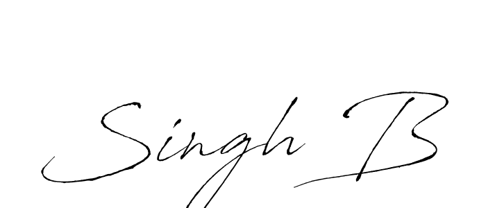 How to make Singh B name signature. Use Antro_Vectra style for creating short signs online. This is the latest handwritten sign. Singh B signature style 6 images and pictures png