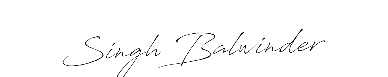 Design your own signature with our free online signature maker. With this signature software, you can create a handwritten (Antro_Vectra) signature for name Singh Balwinder. Singh Balwinder signature style 6 images and pictures png