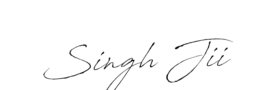 How to make Singh Jii name signature. Use Antro_Vectra style for creating short signs online. This is the latest handwritten sign. Singh Jii signature style 6 images and pictures png