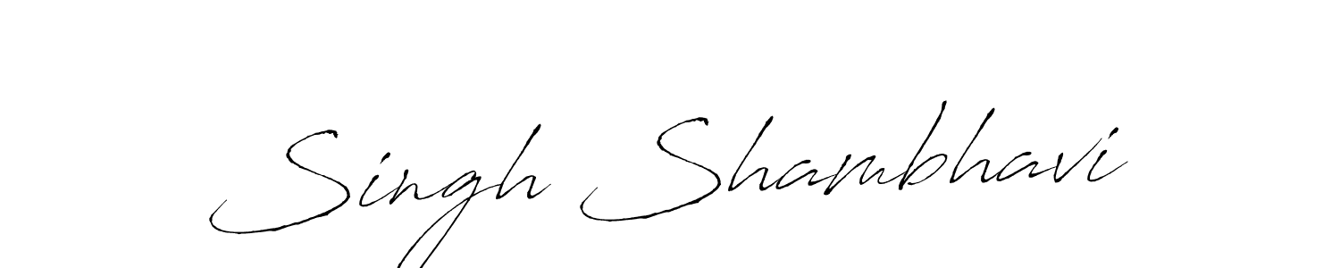 Also You can easily find your signature by using the search form. We will create Singh Shambhavi name handwritten signature images for you free of cost using Antro_Vectra sign style. Singh Shambhavi signature style 6 images and pictures png