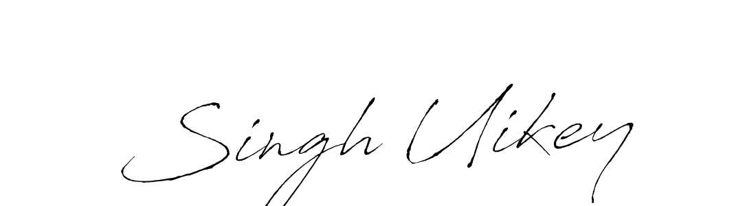 if you are searching for the best signature style for your name Singh Uikey. so please give up your signature search. here we have designed multiple signature styles  using Antro_Vectra. Singh Uikey signature style 6 images and pictures png