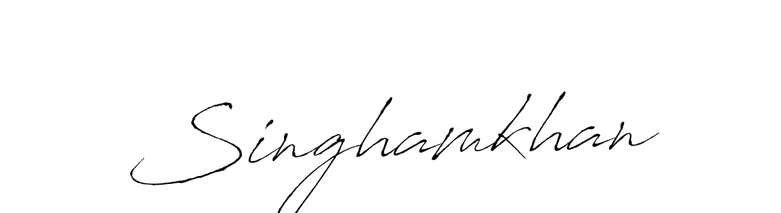 if you are searching for the best signature style for your name Singhamkhan. so please give up your signature search. here we have designed multiple signature styles  using Antro_Vectra. Singhamkhan signature style 6 images and pictures png