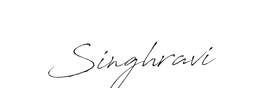 Singhravi stylish signature style. Best Handwritten Sign (Antro_Vectra) for my name. Handwritten Signature Collection Ideas for my name Singhravi. Singhravi signature style 6 images and pictures png