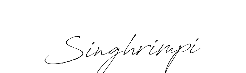 Similarly Antro_Vectra is the best handwritten signature design. Signature creator online .You can use it as an online autograph creator for name Singhrimpi. Singhrimpi signature style 6 images and pictures png