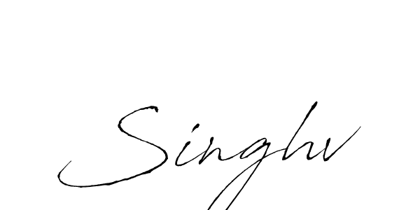 Make a beautiful signature design for name Singhv. Use this online signature maker to create a handwritten signature for free. Singhv signature style 6 images and pictures png