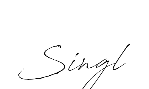 You should practise on your own different ways (Antro_Vectra) to write your name (Singl) in signature. don't let someone else do it for you. Singl signature style 6 images and pictures png