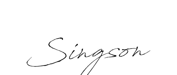 How to Draw Singson signature style? Antro_Vectra is a latest design signature styles for name Singson. Singson signature style 6 images and pictures png