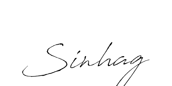 How to make Sinhag signature? Antro_Vectra is a professional autograph style. Create handwritten signature for Sinhag name. Sinhag signature style 6 images and pictures png