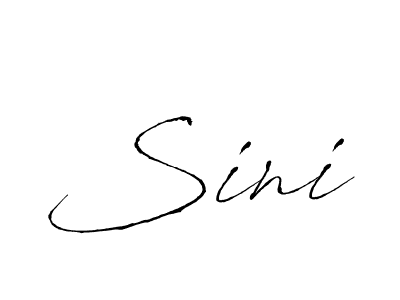 You should practise on your own different ways (Antro_Vectra) to write your name (Sini) in signature. don't let someone else do it for you. Sini signature style 6 images and pictures png