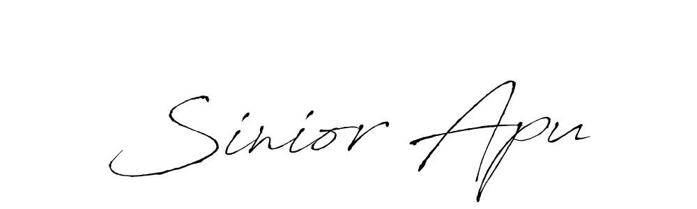 Check out images of Autograph of Sinior Apu name. Actor Sinior Apu Signature Style. Antro_Vectra is a professional sign style online. Sinior Apu signature style 6 images and pictures png