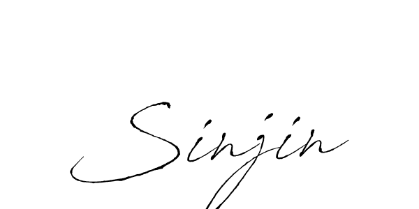 Antro_Vectra is a professional signature style that is perfect for those who want to add a touch of class to their signature. It is also a great choice for those who want to make their signature more unique. Get Sinjin name to fancy signature for free. Sinjin signature style 6 images and pictures png