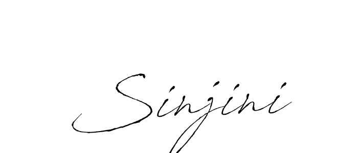 Sinjini stylish signature style. Best Handwritten Sign (Antro_Vectra) for my name. Handwritten Signature Collection Ideas for my name Sinjini. Sinjini signature style 6 images and pictures png