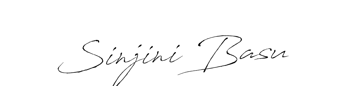 The best way (Antro_Vectra) to make a short signature is to pick only two or three words in your name. The name Sinjini Basu include a total of six letters. For converting this name. Sinjini Basu signature style 6 images and pictures png