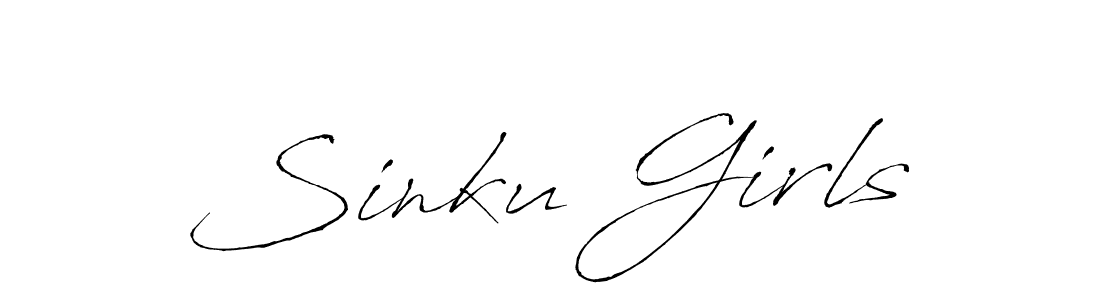 The best way (Antro_Vectra) to make a short signature is to pick only two or three words in your name. The name Sinku Girls include a total of six letters. For converting this name. Sinku Girls signature style 6 images and pictures png