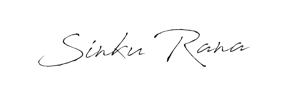 Create a beautiful signature design for name Sinku Rana. With this signature (Antro_Vectra) fonts, you can make a handwritten signature for free. Sinku Rana signature style 6 images and pictures png