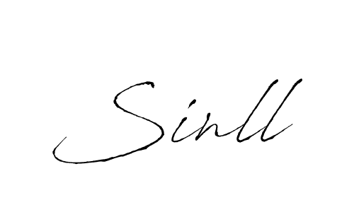 Make a beautiful signature design for name Sinll. Use this online signature maker to create a handwritten signature for free. Sinll signature style 6 images and pictures png