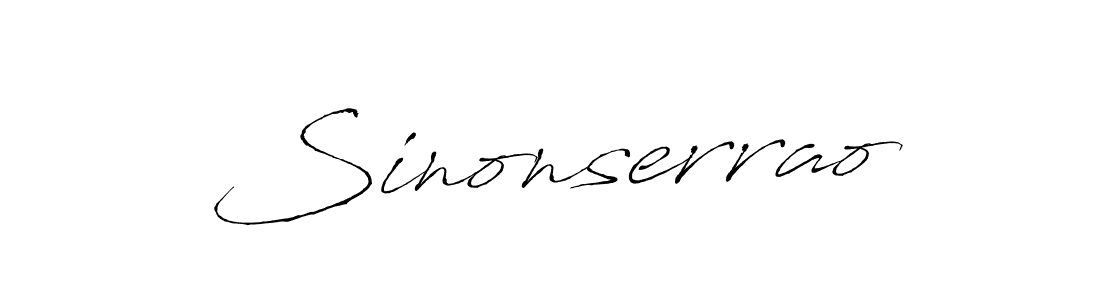 The best way (Antro_Vectra) to make a short signature is to pick only two or three words in your name. The name Sinonserrao include a total of six letters. For converting this name. Sinonserrao signature style 6 images and pictures png