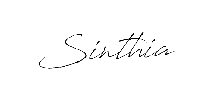 Make a beautiful signature design for name Sinthia. Use this online signature maker to create a handwritten signature for free. Sinthia signature style 6 images and pictures png