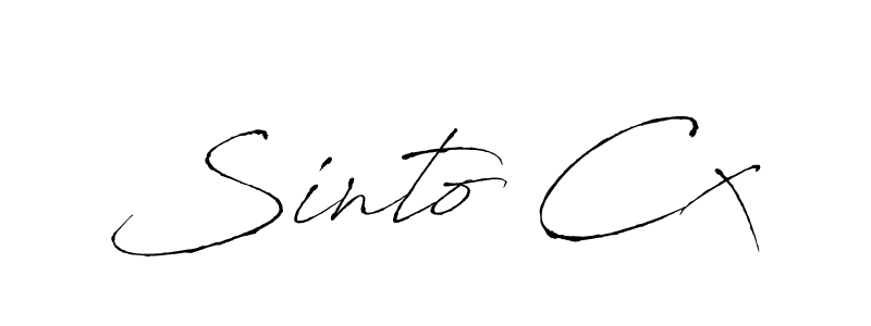 Best and Professional Signature Style for Sinto Cx. Antro_Vectra Best Signature Style Collection. Sinto Cx signature style 6 images and pictures png