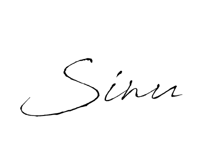 Sinu stylish signature style. Best Handwritten Sign (Antro_Vectra) for my name. Handwritten Signature Collection Ideas for my name Sinu. Sinu signature style 6 images and pictures png