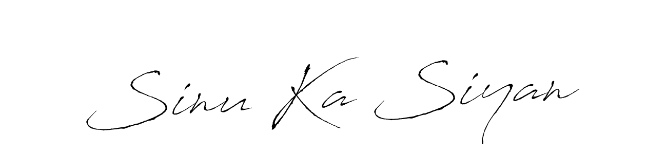 The best way (Antro_Vectra) to make a short signature is to pick only two or three words in your name. The name Sinu Ka Siyan include a total of six letters. For converting this name. Sinu Ka Siyan signature style 6 images and pictures png