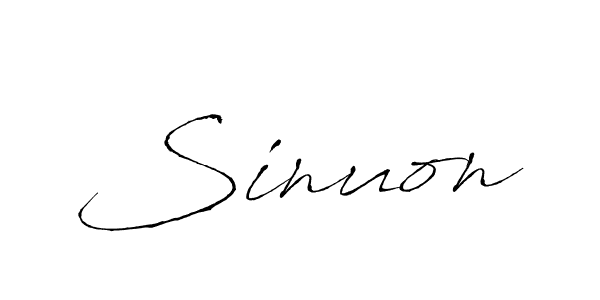 Antro_Vectra is a professional signature style that is perfect for those who want to add a touch of class to their signature. It is also a great choice for those who want to make their signature more unique. Get Sinuon name to fancy signature for free. Sinuon signature style 6 images and pictures png