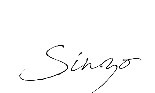 Make a beautiful signature design for name Sinzo. With this signature (Antro_Vectra) style, you can create a handwritten signature for free. Sinzo signature style 6 images and pictures png