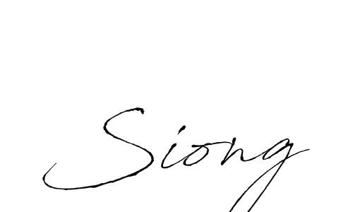 Antro_Vectra is a professional signature style that is perfect for those who want to add a touch of class to their signature. It is also a great choice for those who want to make their signature more unique. Get Siong name to fancy signature for free. Siong signature style 6 images and pictures png