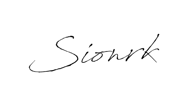 This is the best signature style for the Sionrk name. Also you like these signature font (Antro_Vectra). Mix name signature. Sionrk signature style 6 images and pictures png