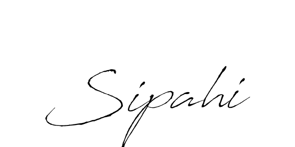 How to make Sipahi signature? Antro_Vectra is a professional autograph style. Create handwritten signature for Sipahi name. Sipahi signature style 6 images and pictures png