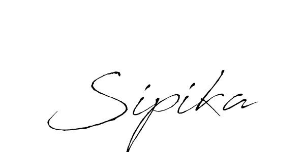 How to make Sipika name signature. Use Antro_Vectra style for creating short signs online. This is the latest handwritten sign. Sipika signature style 6 images and pictures png