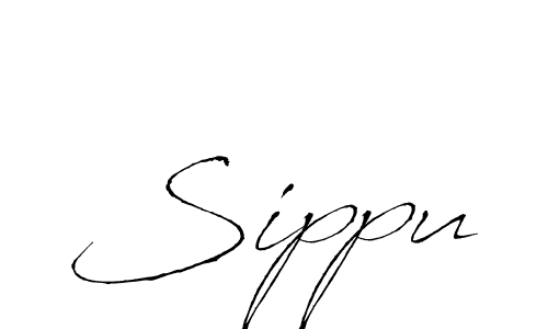 Make a beautiful signature design for name Sippu. With this signature (Antro_Vectra) style, you can create a handwritten signature for free. Sippu signature style 6 images and pictures png