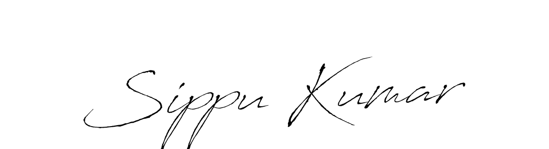 Design your own signature with our free online signature maker. With this signature software, you can create a handwritten (Antro_Vectra) signature for name Sippu Kumar. Sippu Kumar signature style 6 images and pictures png