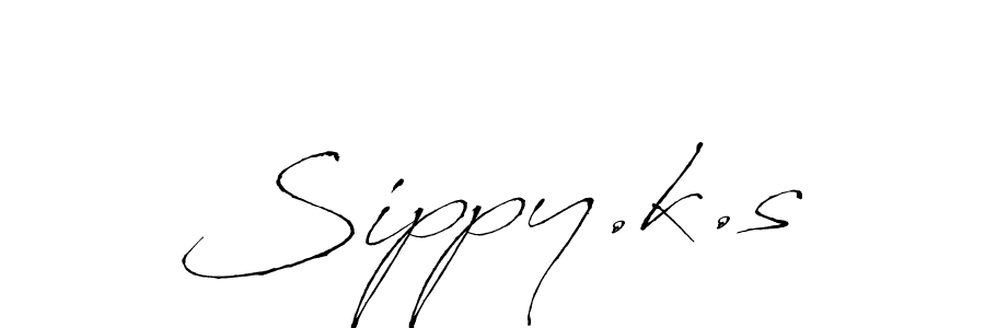Make a beautiful signature design for name Sippy.k.s. Use this online signature maker to create a handwritten signature for free. Sippy.k.s signature style 6 images and pictures png