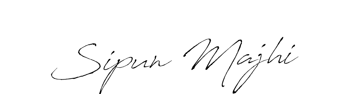 Make a beautiful signature design for name Sipun Majhi. With this signature (Antro_Vectra) style, you can create a handwritten signature for free. Sipun Majhi signature style 6 images and pictures png