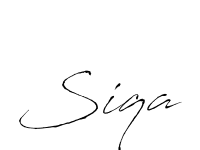 This is the best signature style for the Siqa name. Also you like these signature font (Antro_Vectra). Mix name signature. Siqa signature style 6 images and pictures png