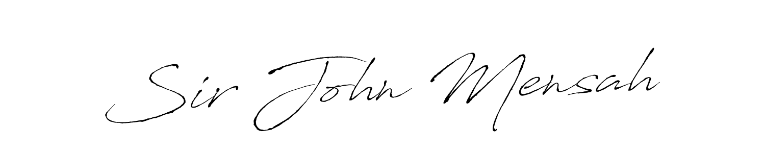 Also we have Sir John Mensah name is the best signature style. Create professional handwritten signature collection using Antro_Vectra autograph style. Sir John Mensah signature style 6 images and pictures png