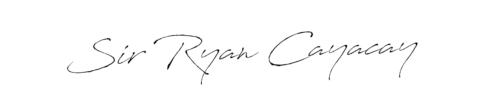 Also You can easily find your signature by using the search form. We will create Sir Ryan Cayacay name handwritten signature images for you free of cost using Antro_Vectra sign style. Sir Ryan Cayacay signature style 6 images and pictures png