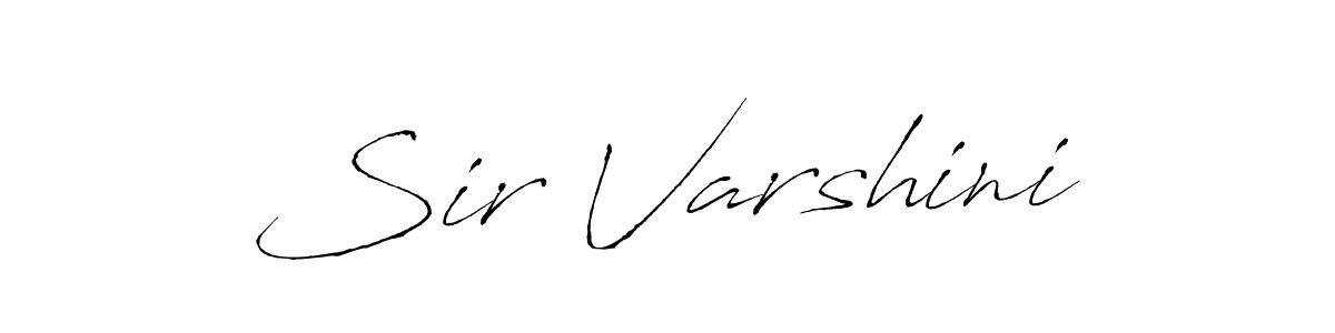 Create a beautiful signature design for name Sir Varshini. With this signature (Antro_Vectra) fonts, you can make a handwritten signature for free. Sir Varshini signature style 6 images and pictures png