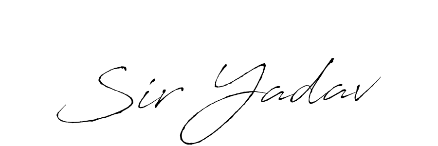 Also You can easily find your signature by using the search form. We will create Sir Yadav name handwritten signature images for you free of cost using Antro_Vectra sign style. Sir Yadav signature style 6 images and pictures png