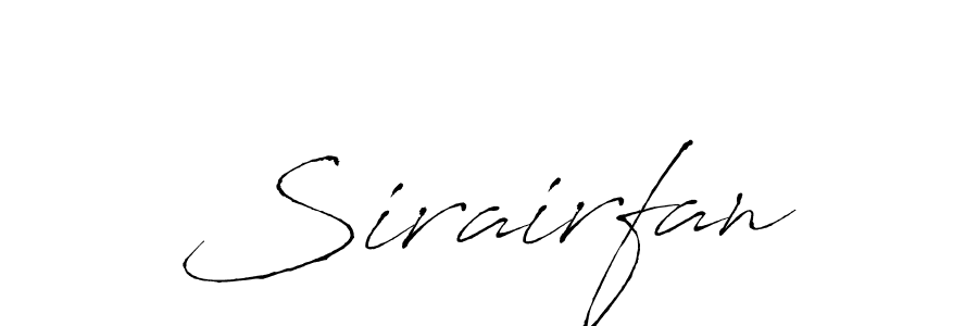 Create a beautiful signature design for name Sirairfan. With this signature (Antro_Vectra) fonts, you can make a handwritten signature for free. Sirairfan signature style 6 images and pictures png