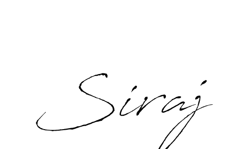 How to make Siraj name signature. Use Antro_Vectra style for creating short signs online. This is the latest handwritten sign. Siraj signature style 6 images and pictures png