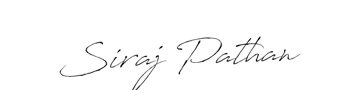 Siraj Pathan stylish signature style. Best Handwritten Sign (Antro_Vectra) for my name. Handwritten Signature Collection Ideas for my name Siraj Pathan. Siraj Pathan signature style 6 images and pictures png