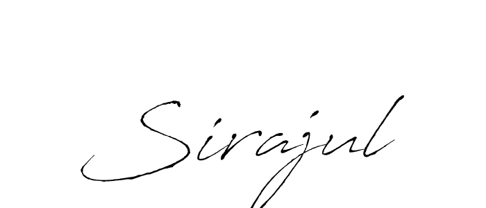 How to make Sirajul signature? Antro_Vectra is a professional autograph style. Create handwritten signature for Sirajul name. Sirajul signature style 6 images and pictures png