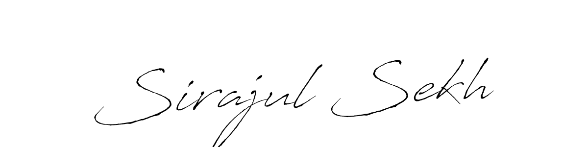 Use a signature maker to create a handwritten signature online. With this signature software, you can design (Antro_Vectra) your own signature for name Sirajul Sekh. Sirajul Sekh signature style 6 images and pictures png