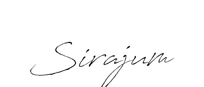 How to make Sirajum name signature. Use Antro_Vectra style for creating short signs online. This is the latest handwritten sign. Sirajum signature style 6 images and pictures png