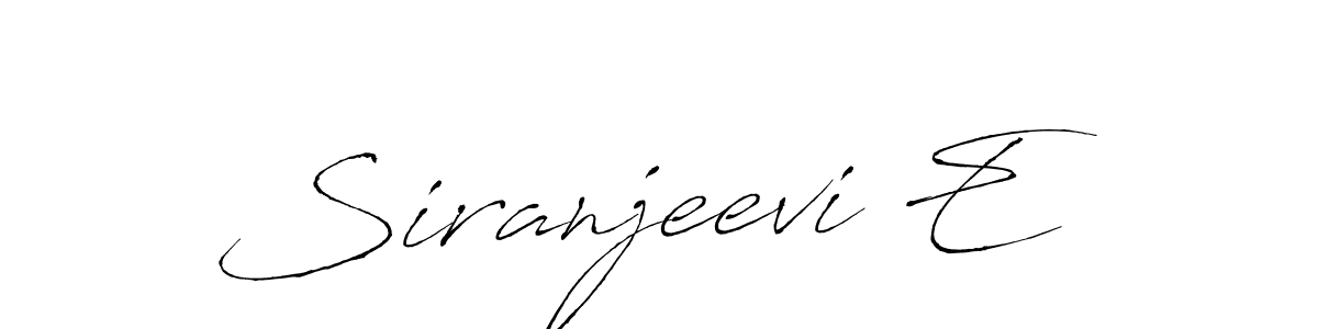 Best and Professional Signature Style for Siranjeevi E. Antro_Vectra Best Signature Style Collection. Siranjeevi E signature style 6 images and pictures png